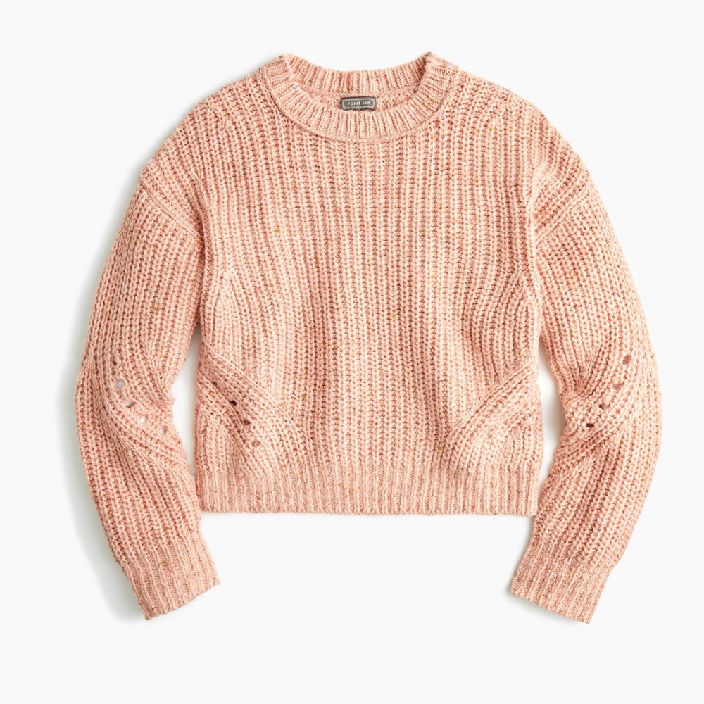Point Sur chunky ribbed crewneck sweater
